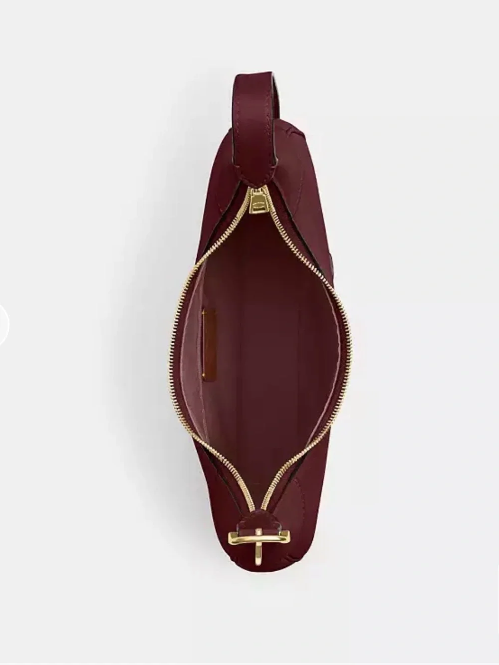 NWT Coach Ella Burgundy Leather Hobo with Gold Hardware